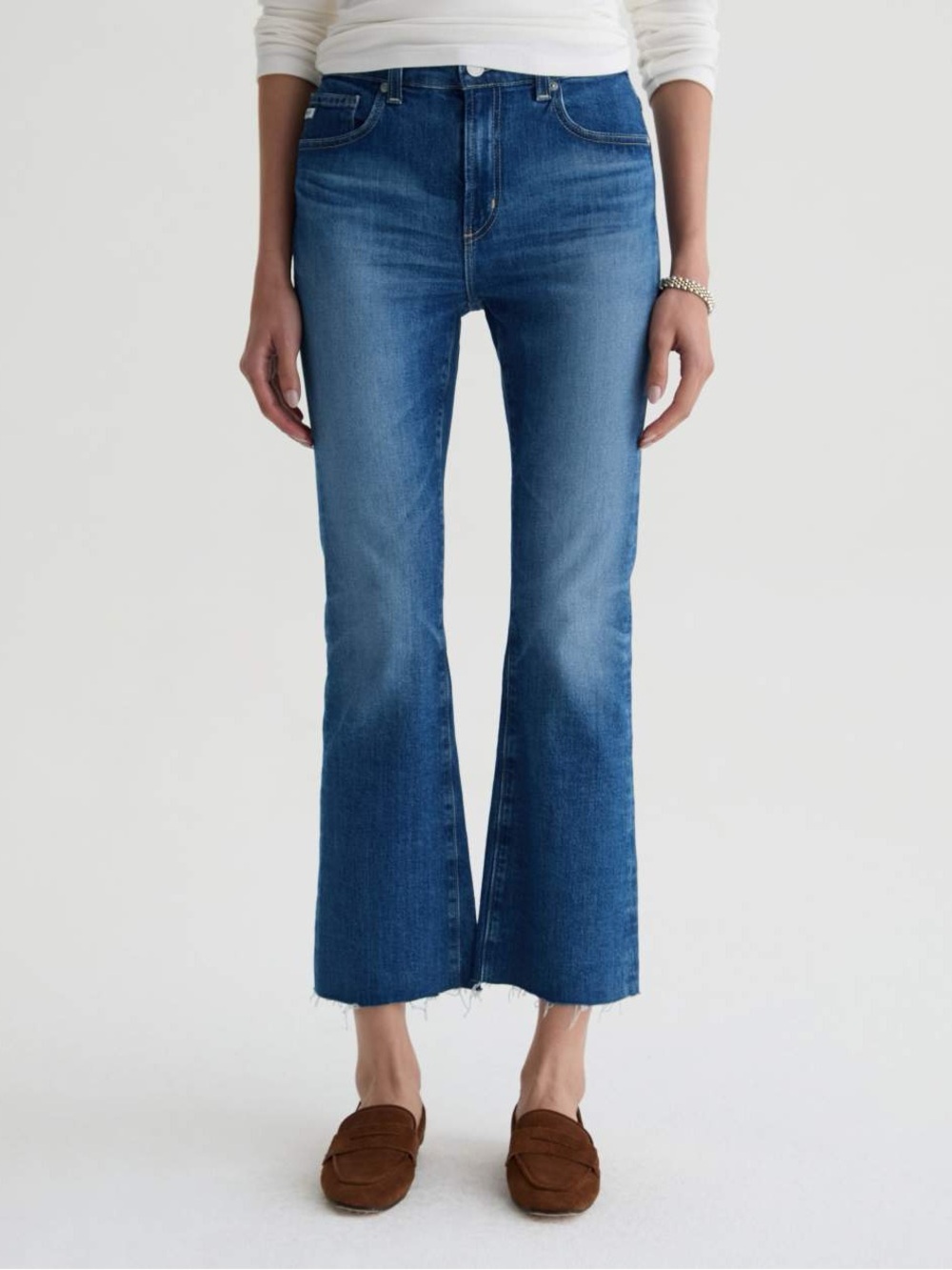NEW AG Farrah Boot Crop Jeans
